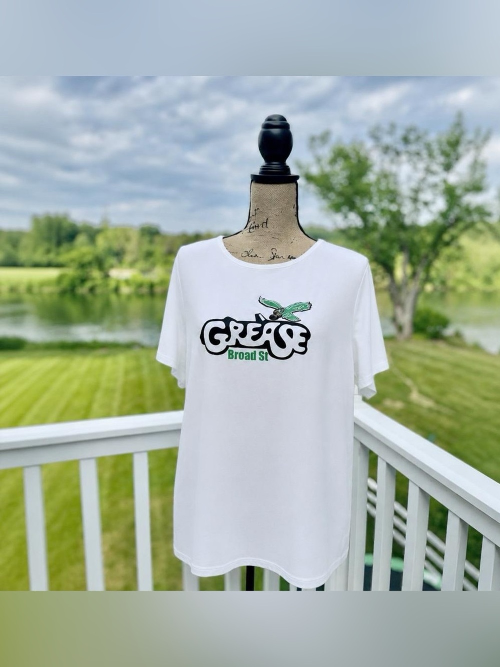 Philadelphia Eagles Grease Themed Womens Shirt